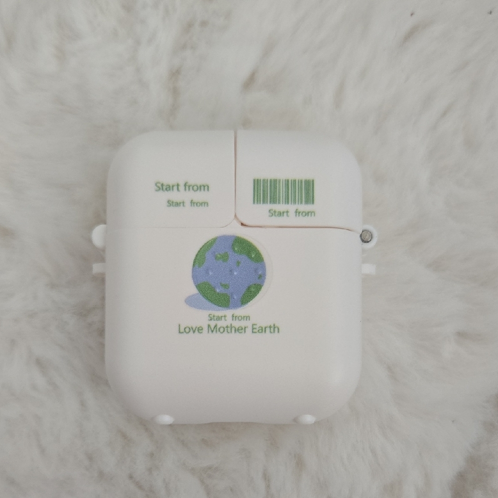 White Eco-Friendly AirPods Case